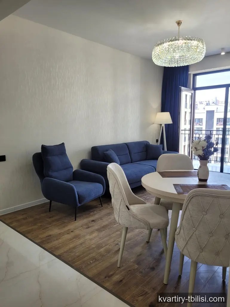 3-bedroom Apartment for rent in Didi Digomi, Tbilisi, 69 sqm, floor 7/8 — 950 USD/month | Tbilisi Homes