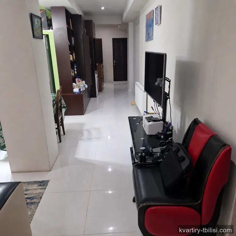 Четырёхкомнатная квартира в Кукиа — 577 USD/мес | Tbilisi Homes