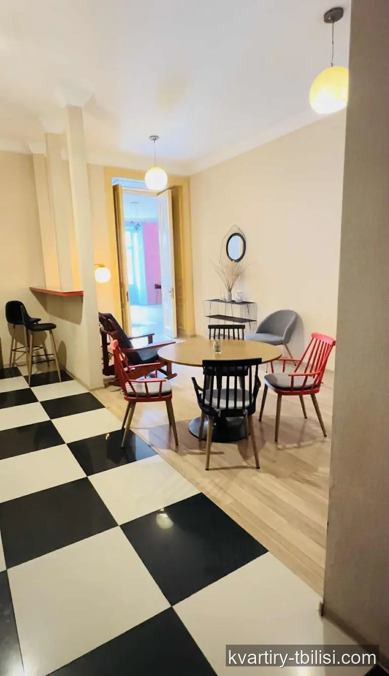 Четырёхкомнатная квартира в Абанотубани — 1 000 USD/мес | Tbilisi Homes