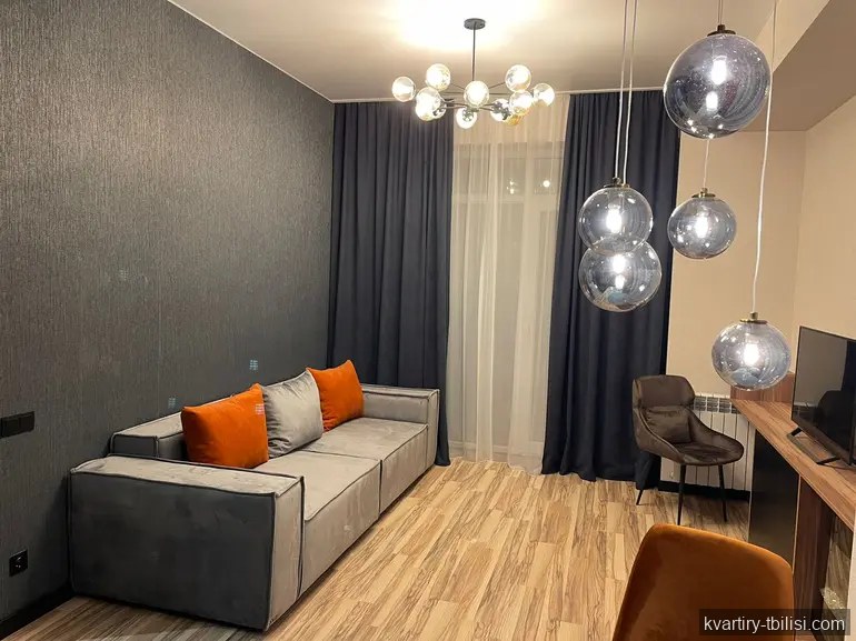 2-bedroom Apartment for rent in Bagevi, Tbilisi, 58 sqm, floor 1/15 — 700 USD/month | Tbilisi Homes
