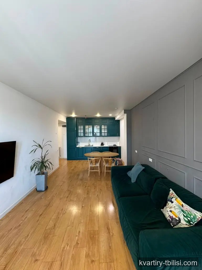 Трёхкомнатная квартира в Багеби — 1 500 USD/мес | Tbilisi Homes