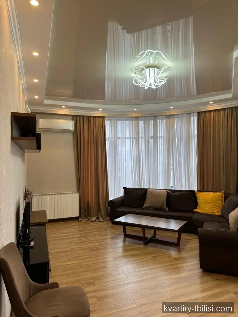 Трёхкомнатная квартира в Багеби — 1 000 USD/мес | Tbilisi Homes
