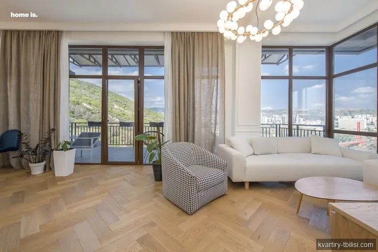 Четырёхкомнатная квартира в Багеби — 3 700 USD/мес | Tbilisi Homes