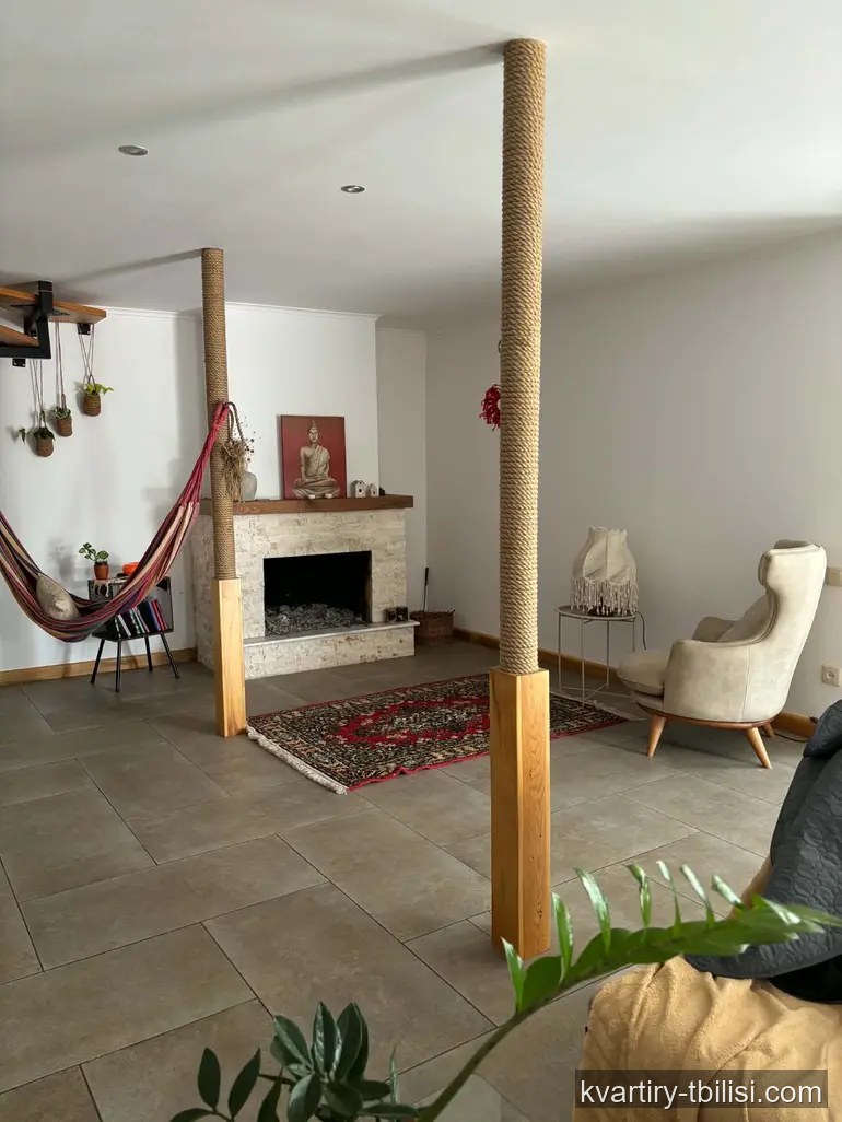 Четырёхкомнатная квартира в Багеби — 1 200 USD/мес | Tbilisi Homes