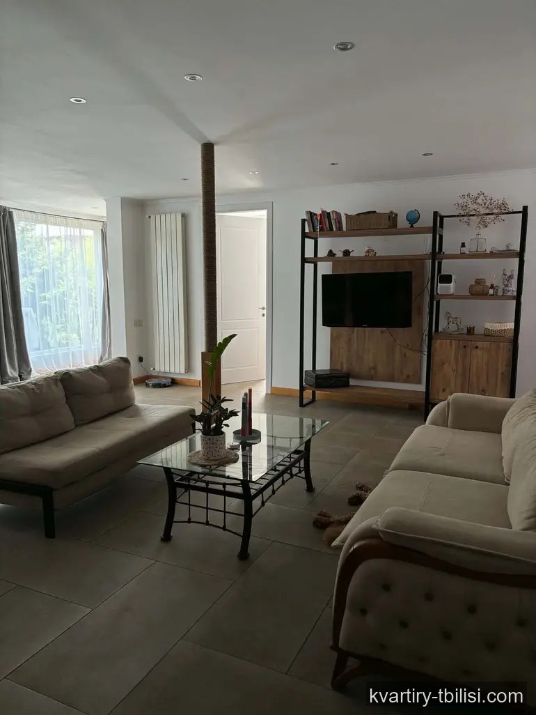 Четырёхкомнатная квартира в Багеби — 1 200 USD/мес | Tbilisi Homes