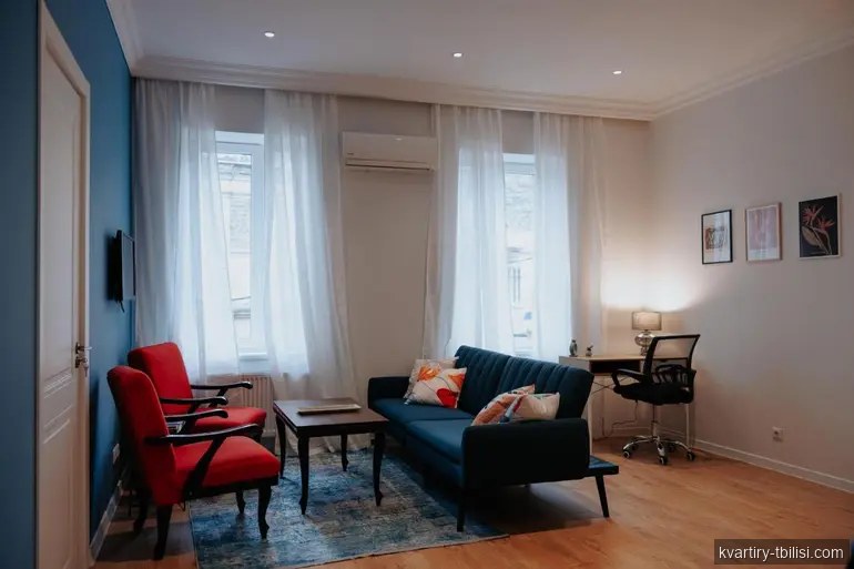 Двухкомнатная квартира в Чугурети — 850 USD/мес | Tbilisi Homes