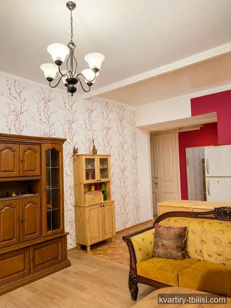 2-bedroom Apartment for rent in Chugureti, Tbilisi, 57 sqm, floor 3/3 — 650 USD/month | Tbilisi Homes