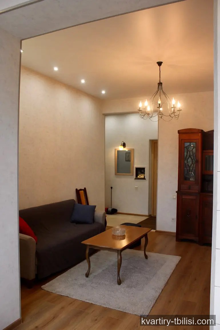 2-bedroom Apartment for rent in Chugureti, Tbilisi, 58 sqm, floor 6/8 — 650 USD/month | Tbilisi Homes