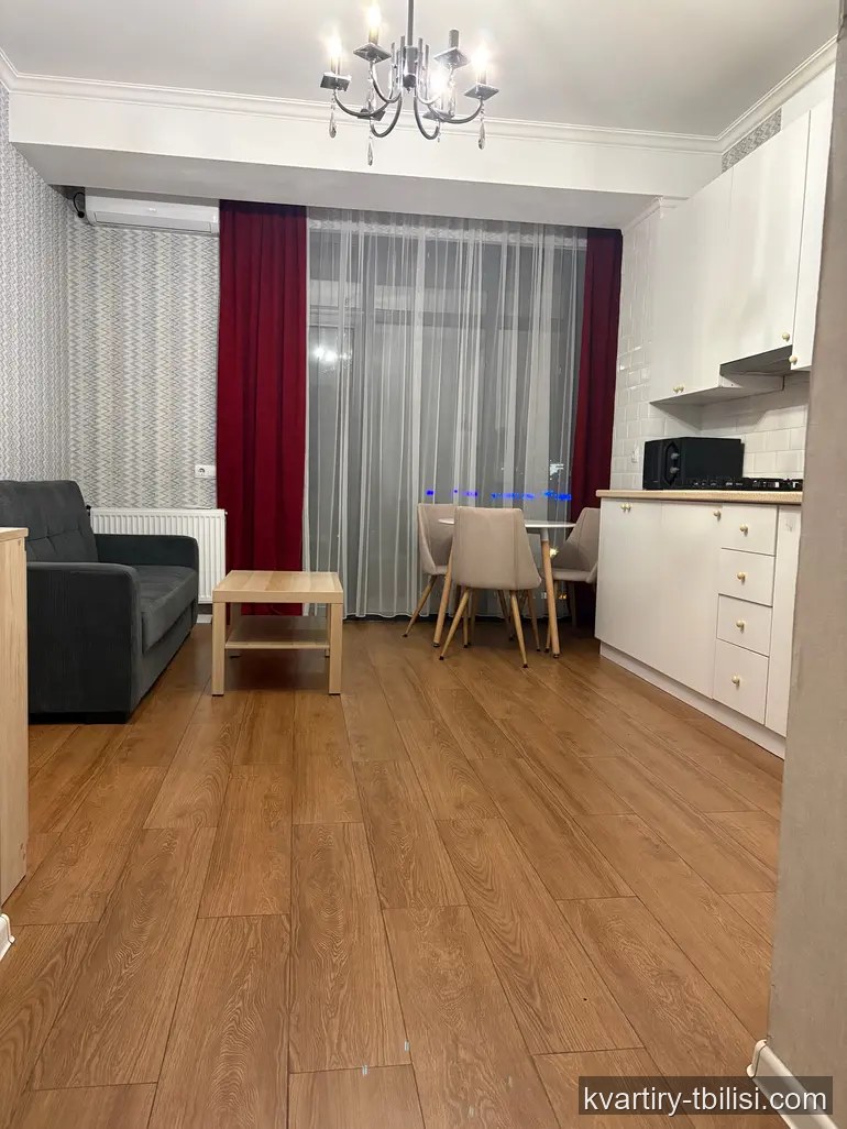 2-bedroom Apartment for rent in Chugureti, Tbilisi, 45 sqm, floor 4/12 — 500 USD/month | Tbilisi Homes