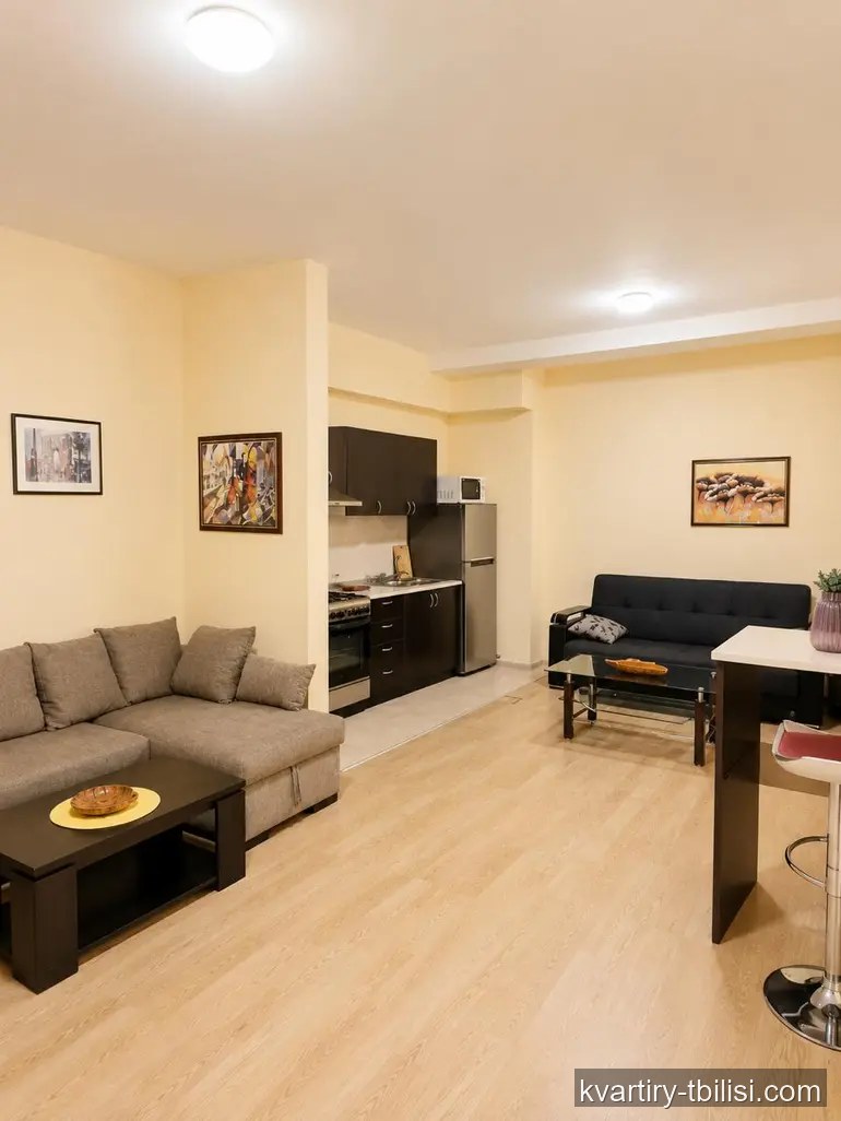 Двухкомнатная квартира в Чугурети — 700 USD/мес | Tbilisi Homes