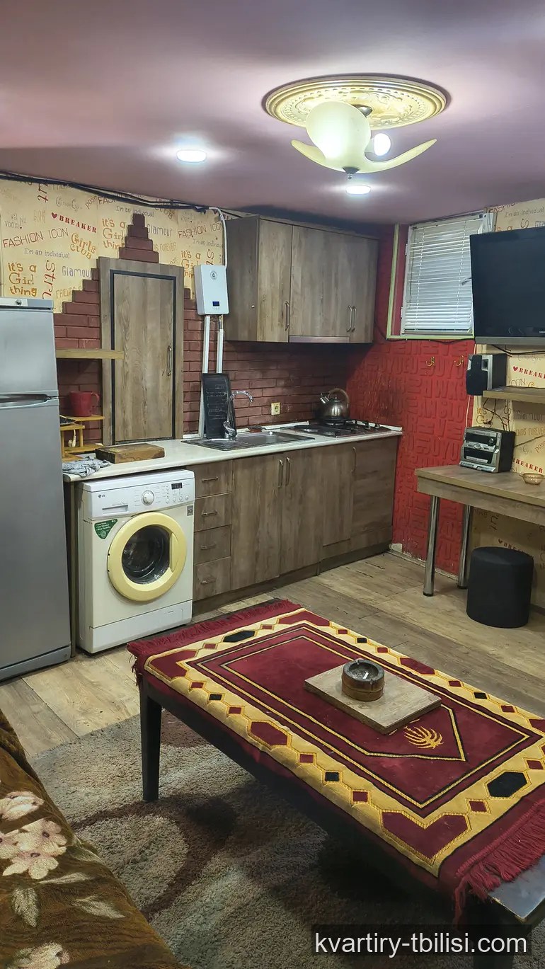 Двухкомнатная квартира в Чугурети — 422 USD/мес | Tbilisi Homes