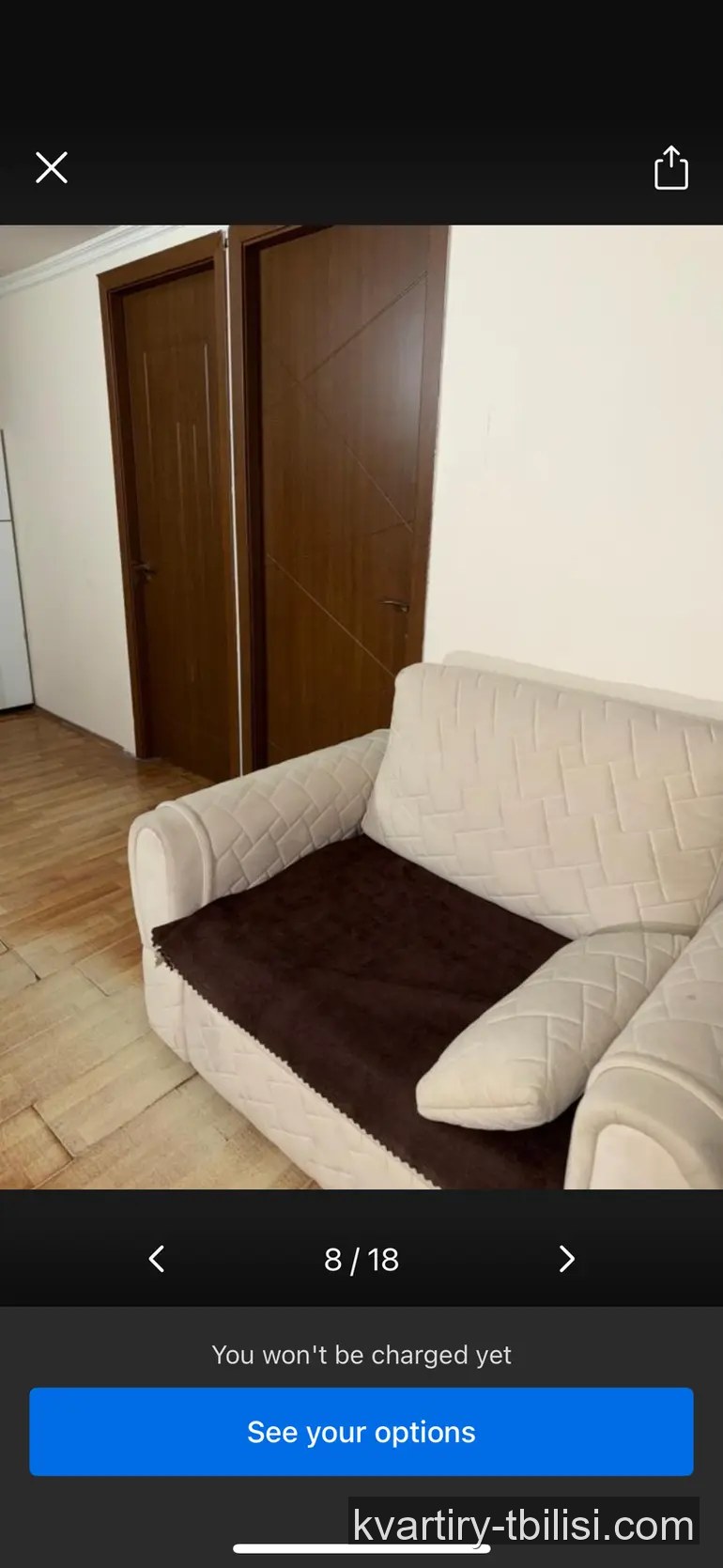 3-bedroom Apartment for rent in Chugureti, Tbilisi, 60 sqm, floor 3/3 — 457 USD/month | Tbilisi Homes
