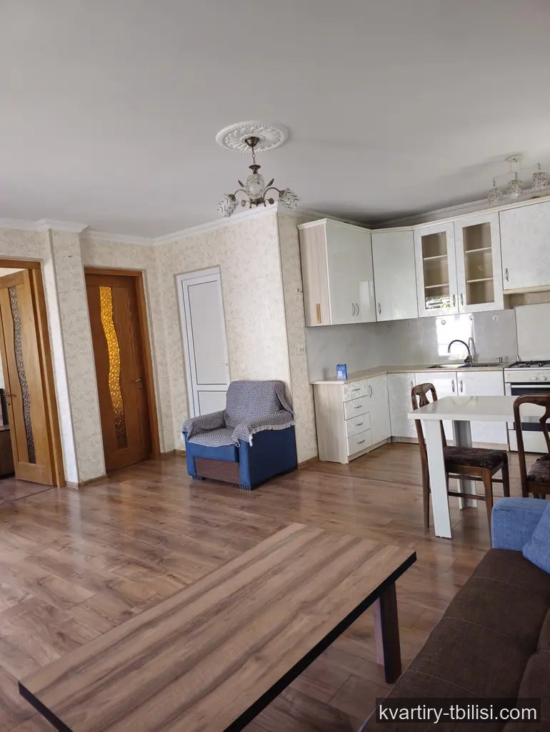3-bedroom Apartment for rent in Chugureti, Tbilisi, 65 sqm, floor 1/2 — 459 USD/month | Tbilisi Homes