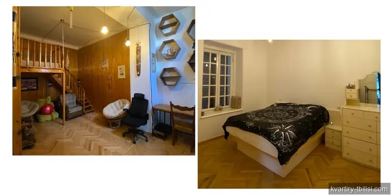 5-bedroom Apartment for rent in Chugureti, Tbilisi, 115 sqm, floor 2/3 — 900 USD/month | Tbilisi Homes