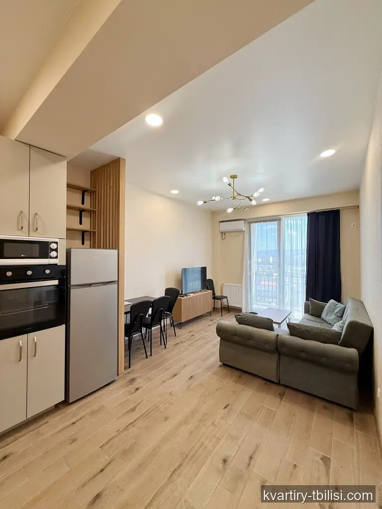 2-bedroom Apartment for rent in Didi Digomi, Tbilisi, 43 sqm, floor 7/7 — 450 USD/month | Tbilisi Homes