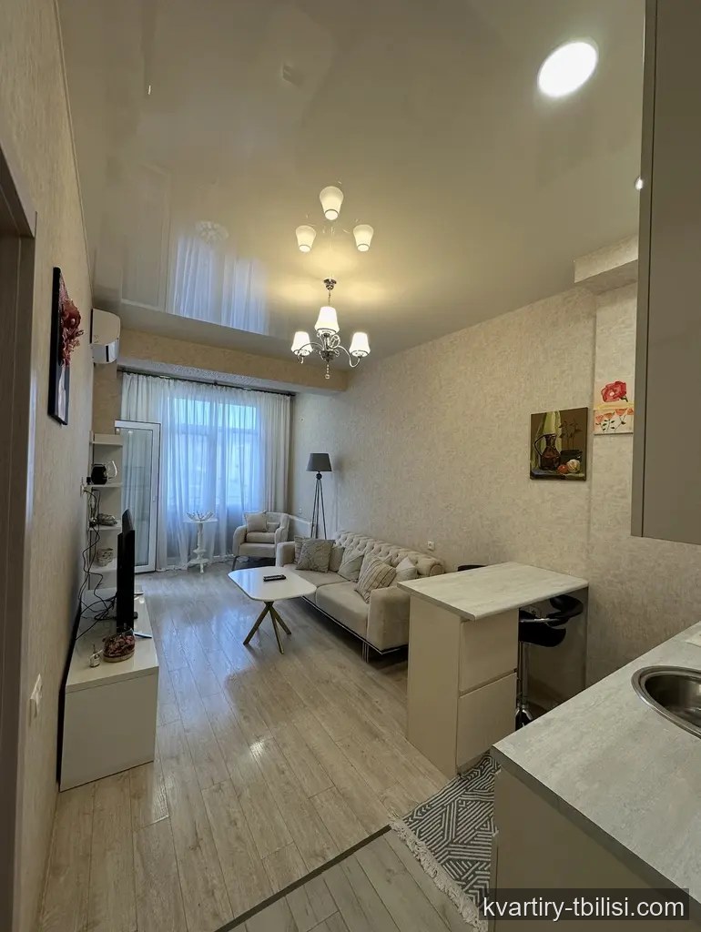 Двухкомнатная квартира в Диди Дигоми — 500 USD/мес | Tbilisi Homes