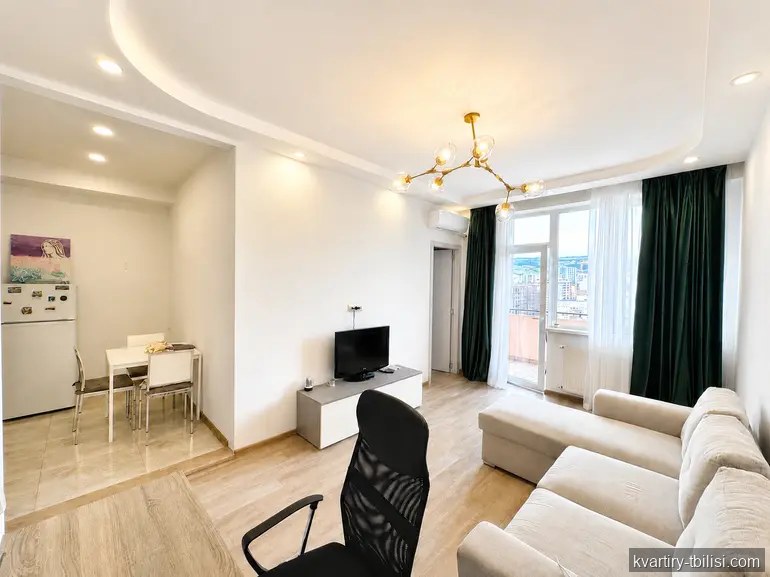 2-bedroom Apartment for rent in Didi Digomi, Tbilisi, 50 sqm, floor 13/14 — 600 USD/month | Tbilisi Homes