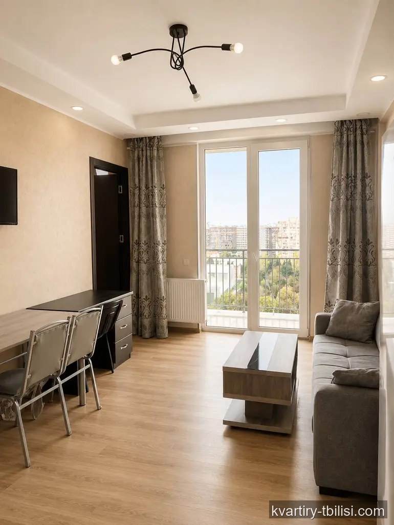 Двухкомнатная квартира в Диди Дигоми — 430 USD/мес | Tbilisi Homes