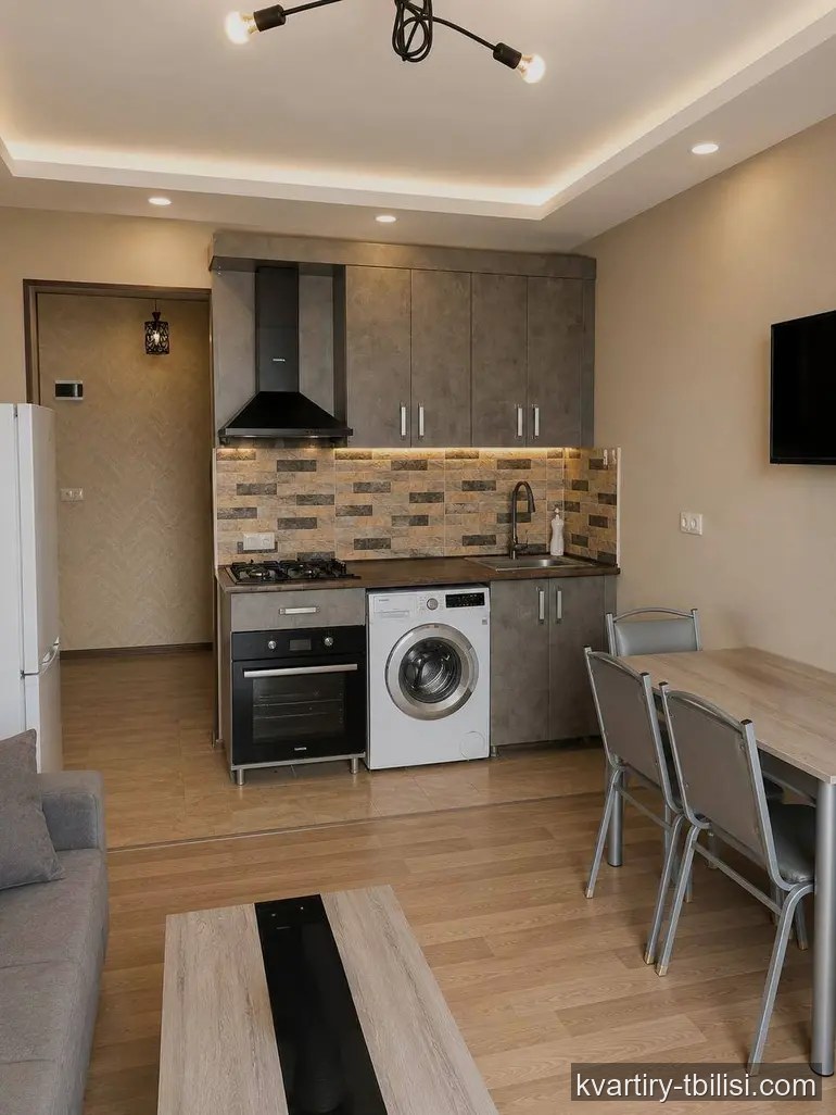 Двухкомнатная квартира в Диди Дигоми — 430 USD/мес | Tbilisi Homes