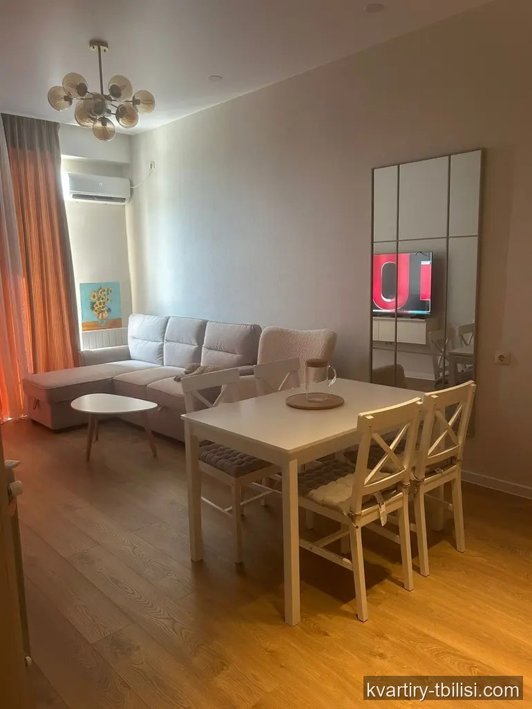 2-bedroom Apartment for rent in Didi Digomi, Tbilisi, 54 sqm, floor 10/11 — 600 USD/month | Tbilisi Homes