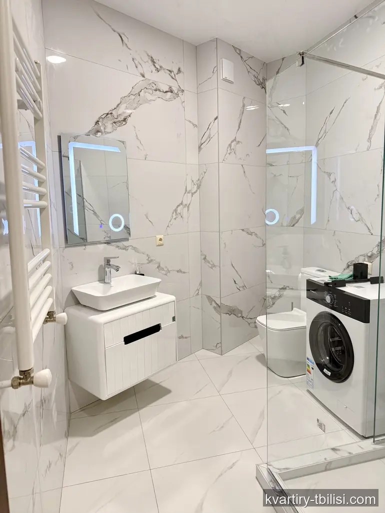 Двухкомнатная квартира в Диди Дигоми — 459 USD/мес | Tbilisi Homes