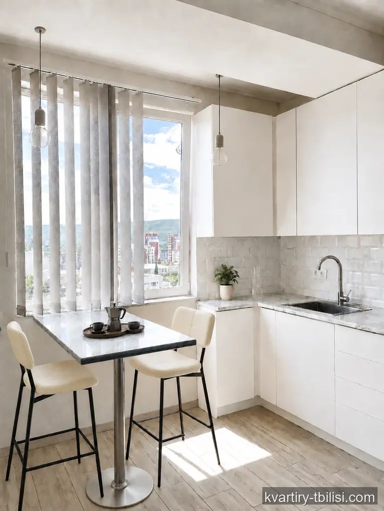Двухкомнатная квартира в Диди Дигоми — 423 USD/мес | Tbilisi Homes