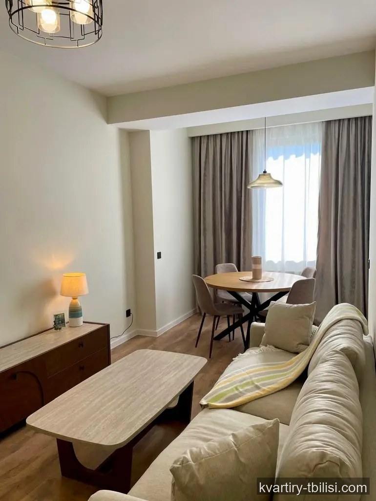 Двухкомнатная квартира в Диди Дигоми — 500 USD/мес | Tbilisi Homes