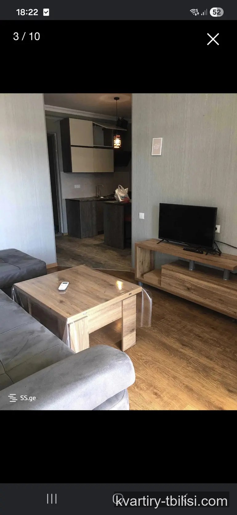 2-bedroom Apartment for rent in Didi Digomi, Tbilisi, 47 sqm, floor 13/14 — 400 USD/month | Tbilisi Homes