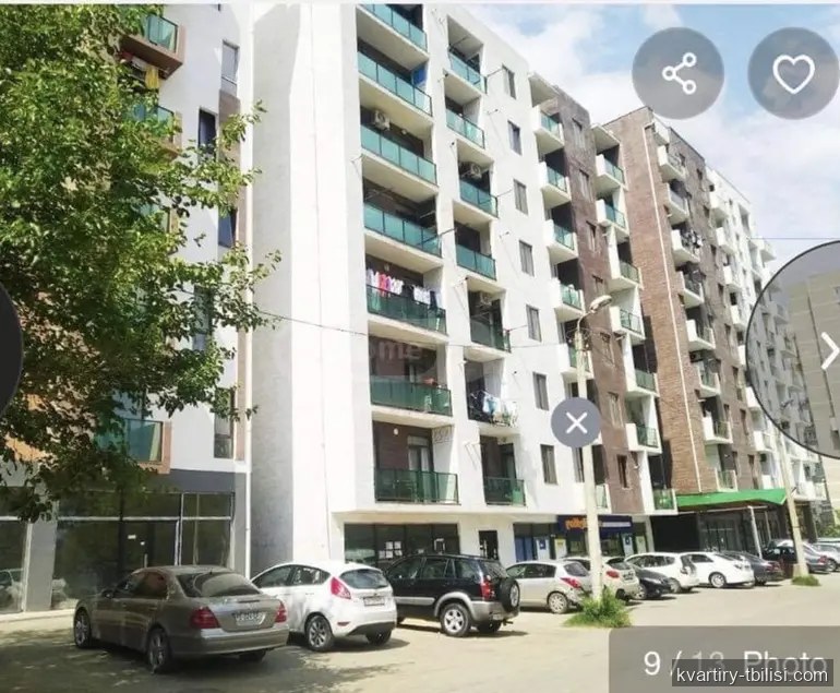 2-bedroom Apartment for rent in Didi Digomi, Tbilisi, 50 sqm, floor 2/7 — 500 USD/month | Tbilisi Homes