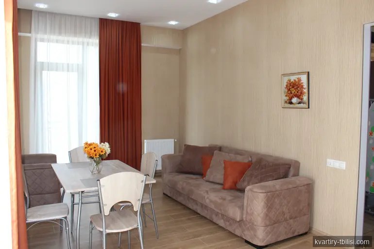 2-bedroom Apartment for rent in Didi Digomi, Tbilisi, 60 sqm, floor 9/9 — 450 USD/month | Tbilisi Homes