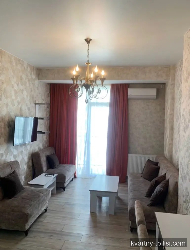 Двухкомнатная квартира в Диди Дигоми — 450 USD/мес | Tbilisi Homes