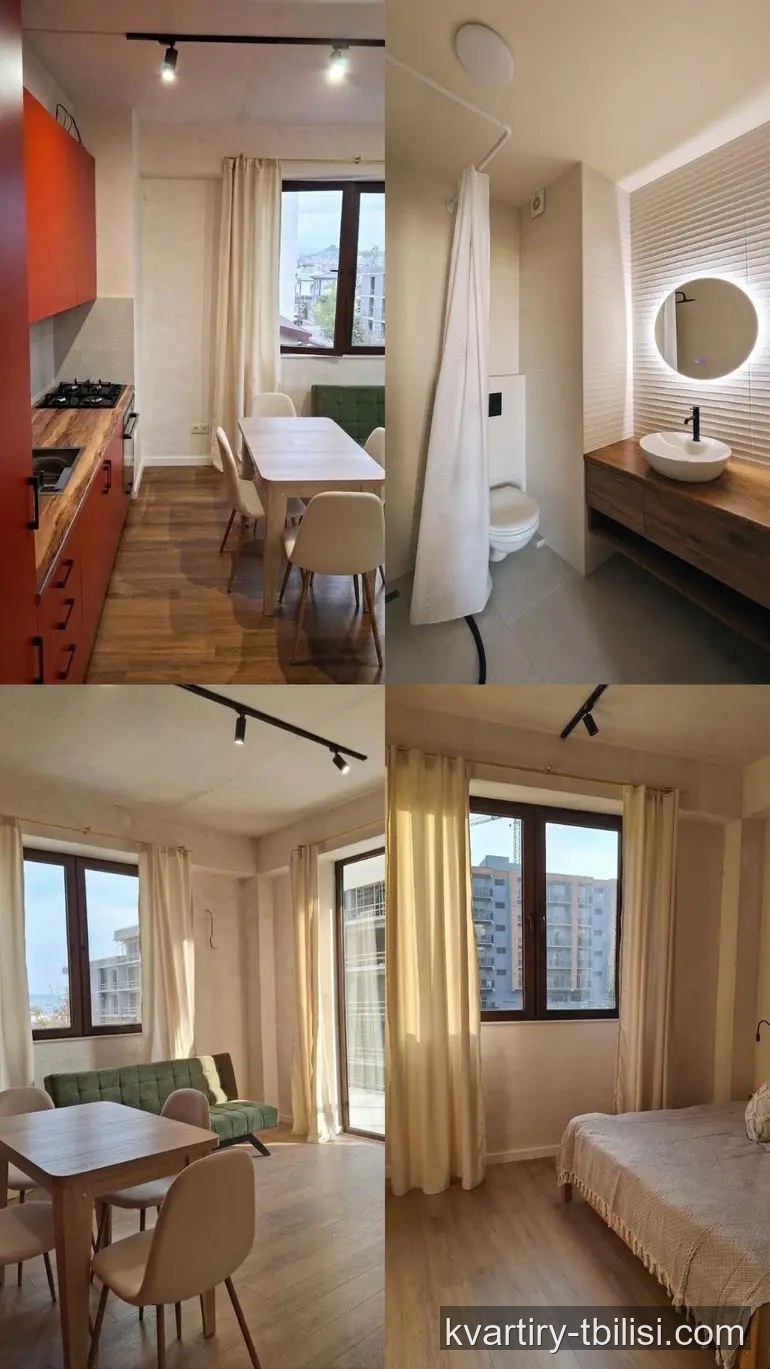 2-bedroom Apartment for rent in Didi Digomi, Tbilisi, 45 sqm, floor 3/5 — 418 USD/month | Tbilisi Homes