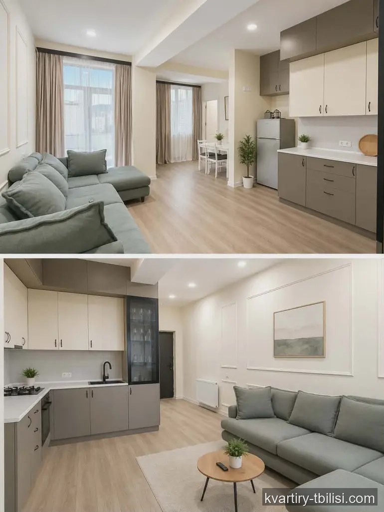Двухкомнатная квартира в Диди Дигоми — 600 USD/мес | Tbilisi Homes