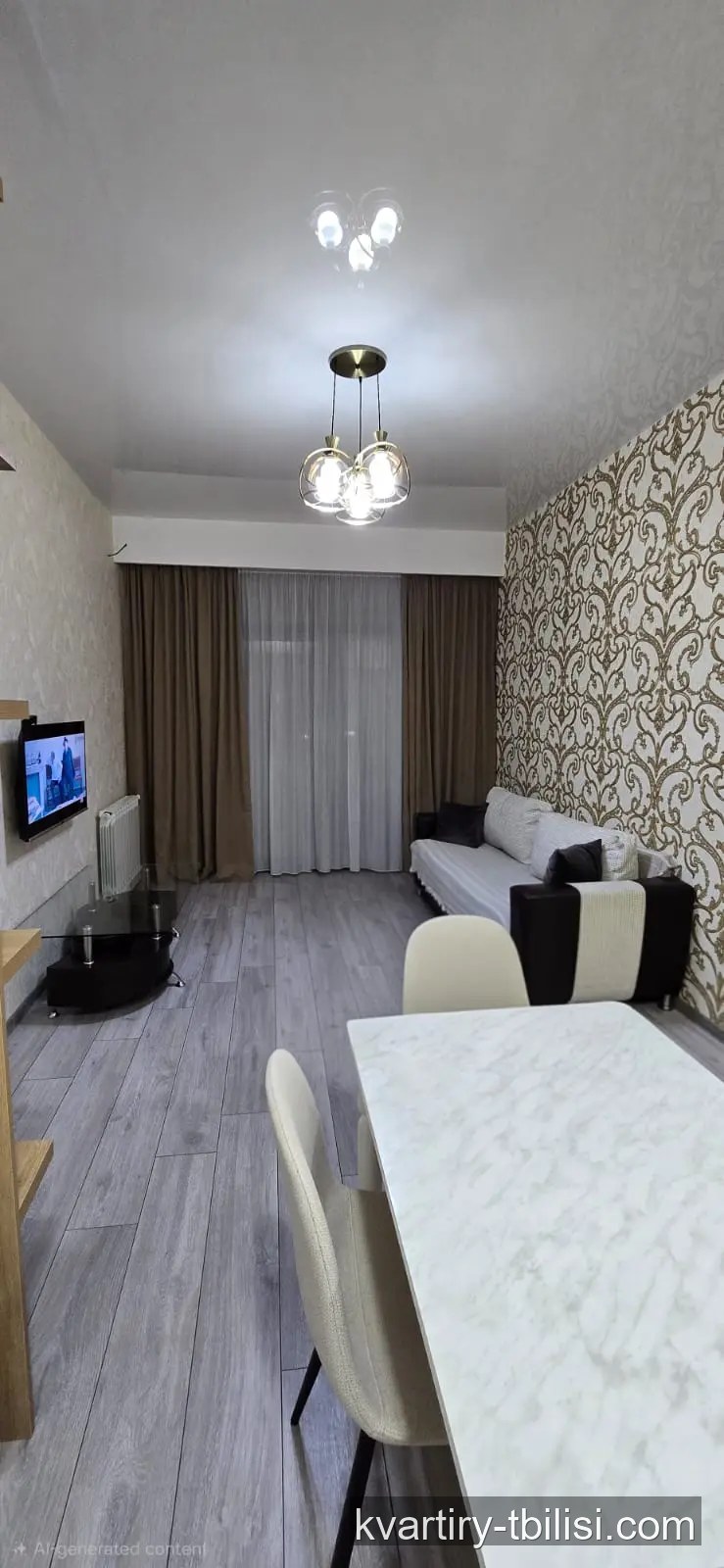 Двухкомнатная квартира в Диди Дигоми — 450 USD/мес | Tbilisi Homes