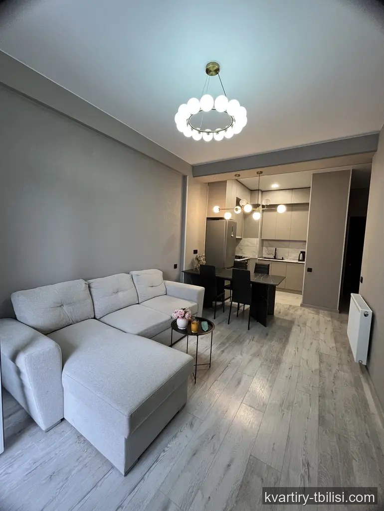 Двухкомнатная квартира в Диди Дигоми — 529 USD/мес | Tbilisi Homes