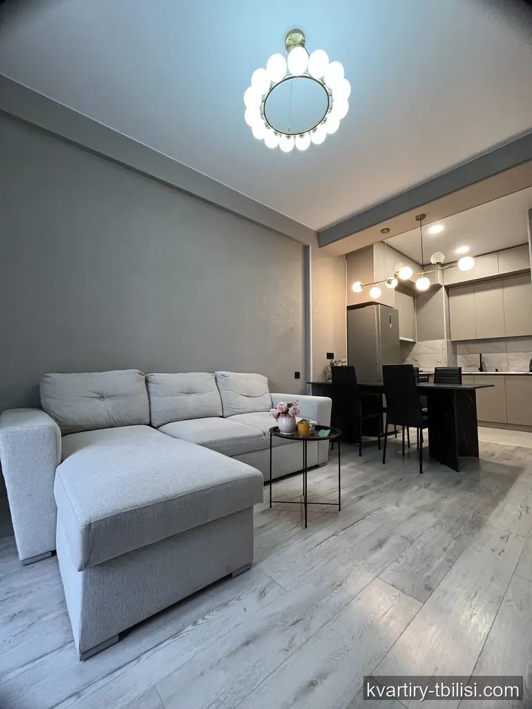 Двухкомнатная квартира в Диди Дигоми — 529 USD/мес | Tbilisi Homes