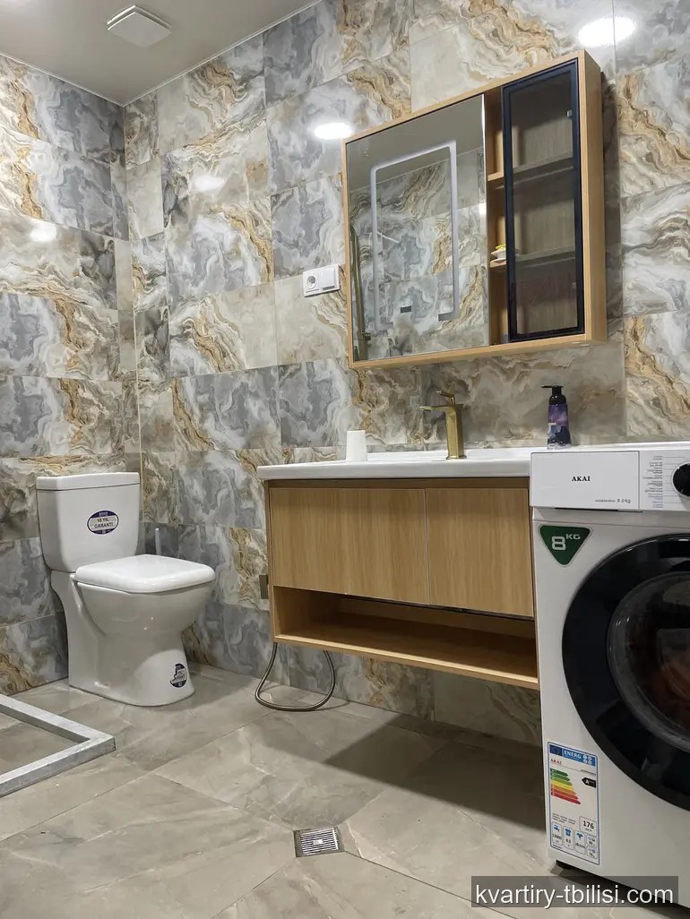 Двухкомнатная квартира в Диди Дигоми — 403 USD/мес | Tbilisi Homes