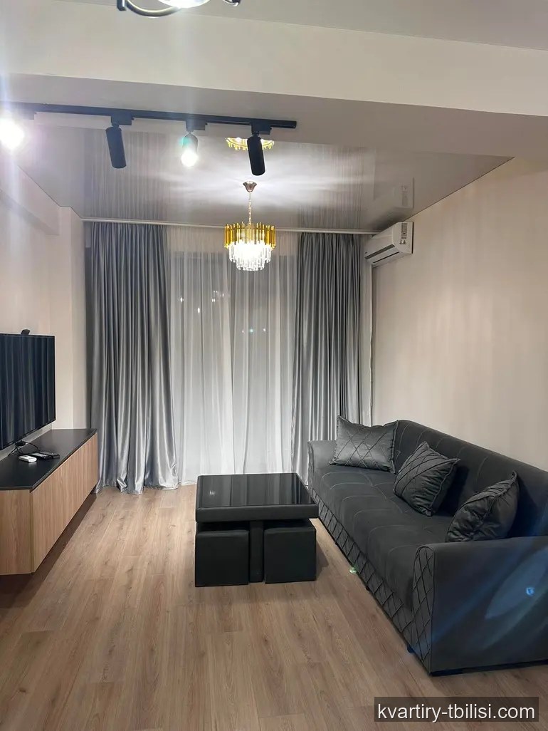 ქირავდება 2 ოთახიანი ბინა დიდ დიღომში, 55 მ², 6/18 სართული — 500 USD/თვეში | Tbilisi Homes