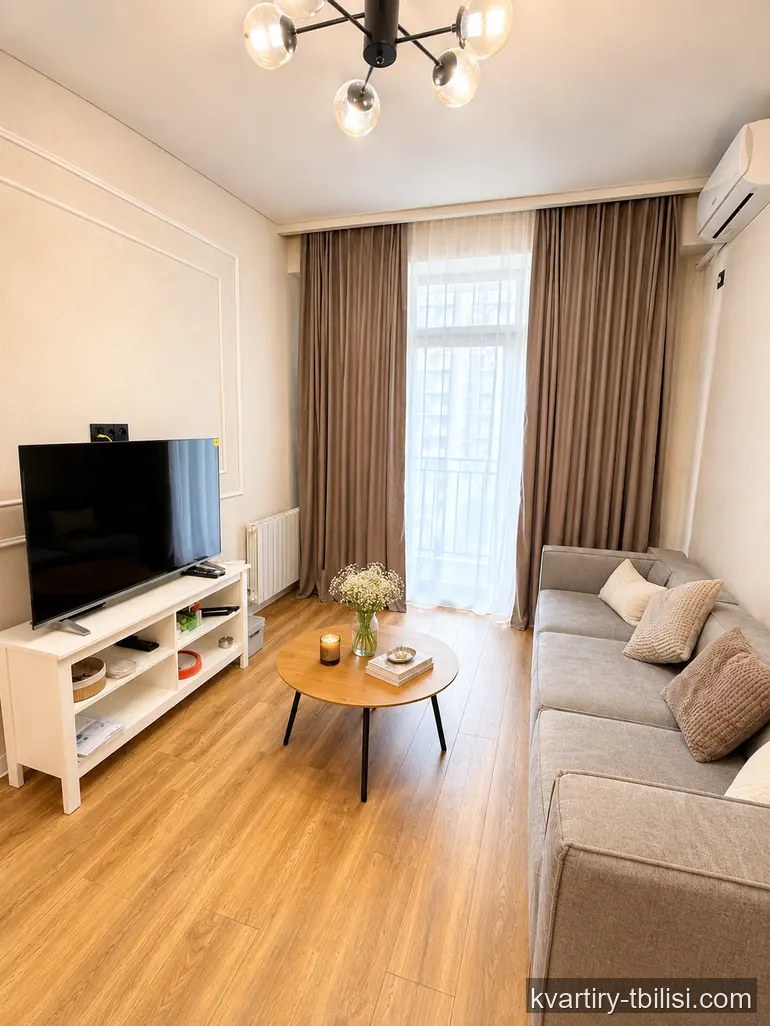 2-bedroom Apartment for rent in Didi Digomi, Tbilisi, 55 sqm, floor 6/6 — 550 USD/month | Tbilisi Homes
