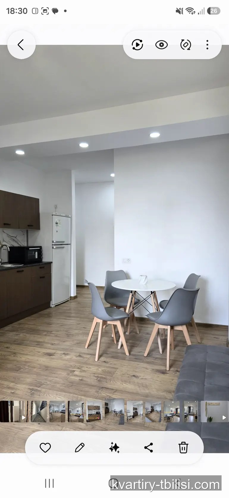 Двухкомнатная квартира в Диди Дигоми — 460 USD/мес | Tbilisi Homes