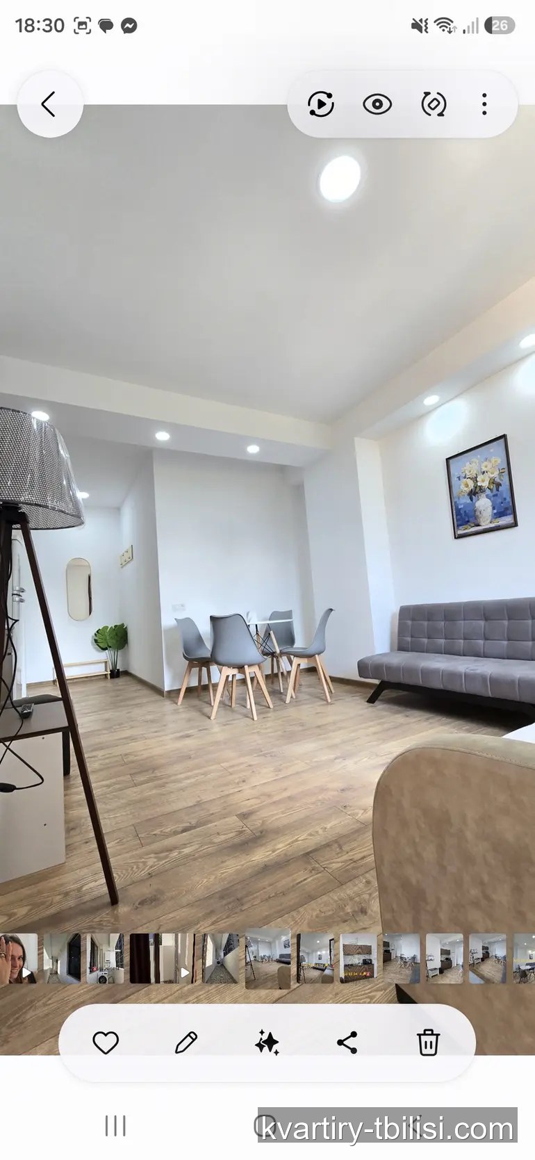 Двухкомнатная квартира в Диди Дигоми — 460 USD/мес | Tbilisi Homes