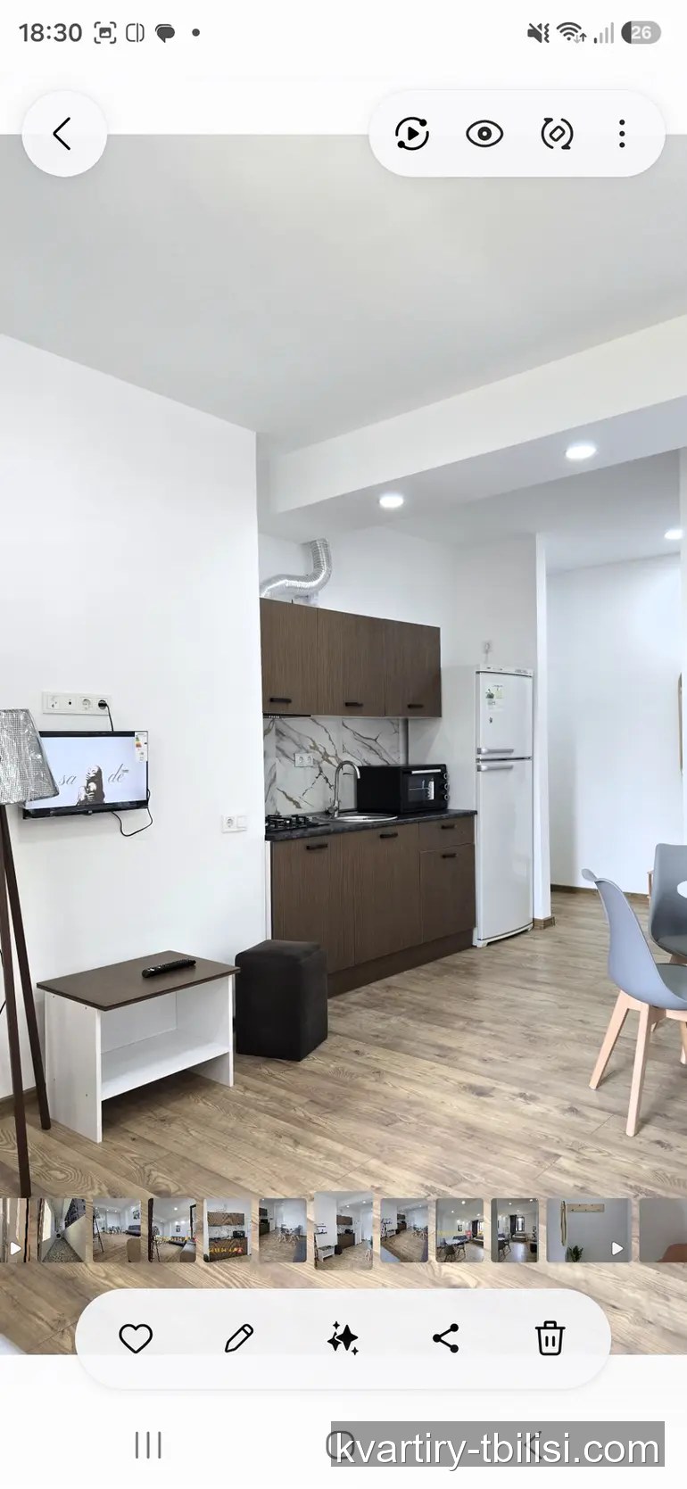 Двухкомнатная квартира в Диди Дигоми — 460 USD/мес | Tbilisi Homes
