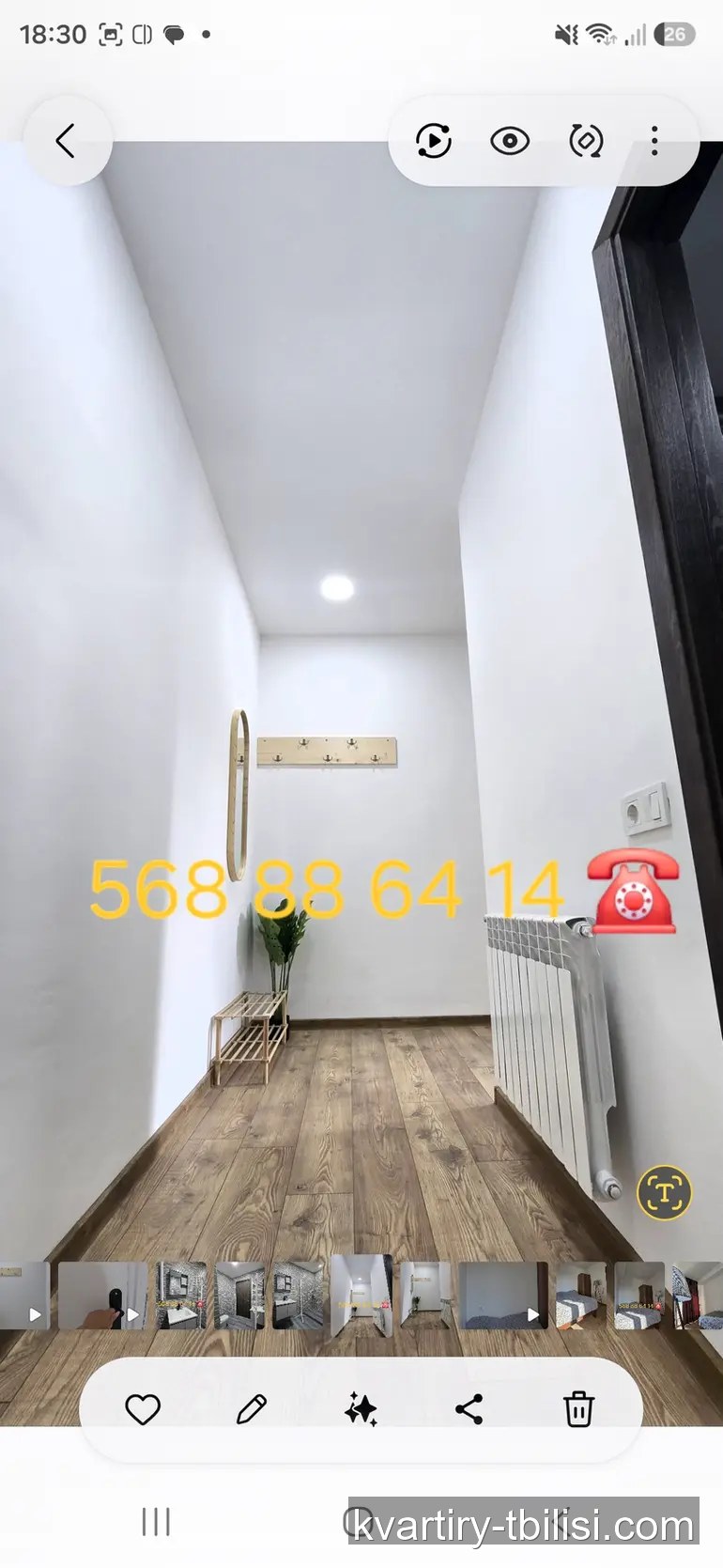 Двухкомнатная квартира в Диди Дигоми — 460 USD/мес | Tbilisi Homes