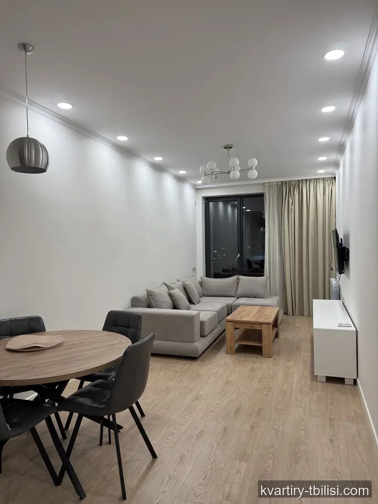 2-bedroom Apartment for rent in Didi Digomi, Tbilisi, 60 sqm, floor 9/13 — 650 USD/month | Tbilisi Homes
