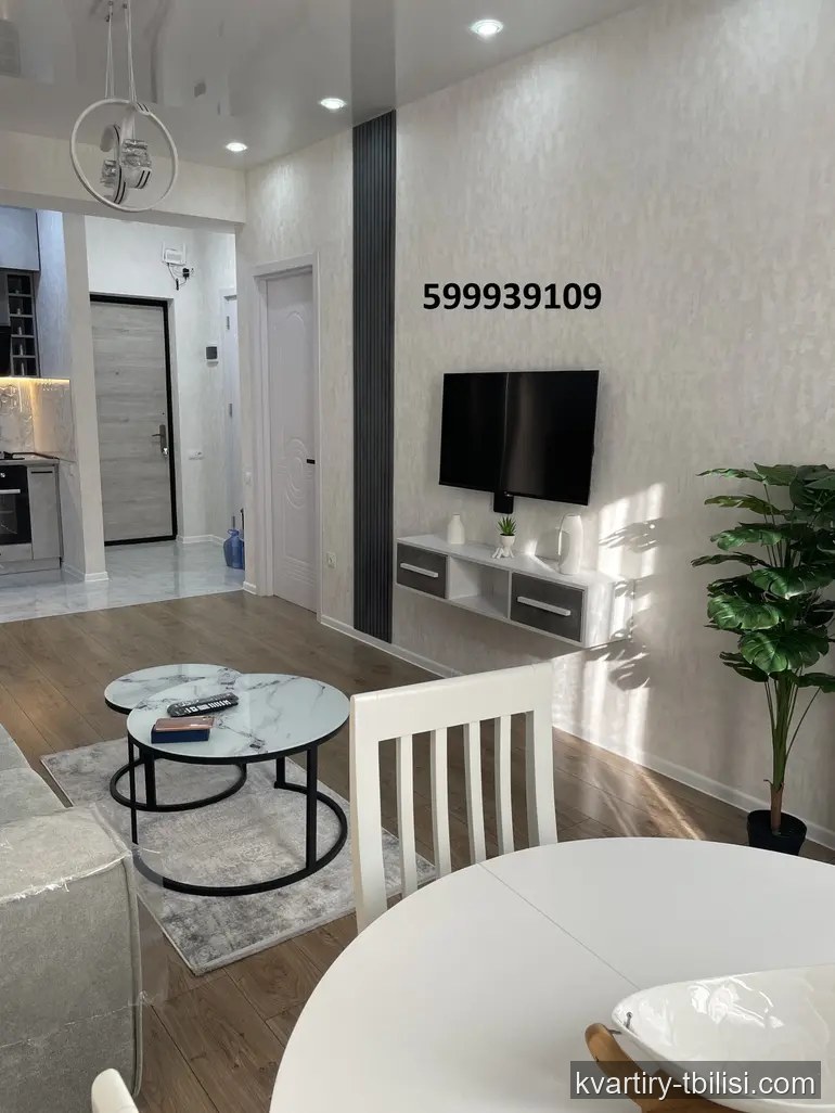 Двухкомнатная квартира в Диди Дигоми — 500 USD/мес | Tbilisi Homes