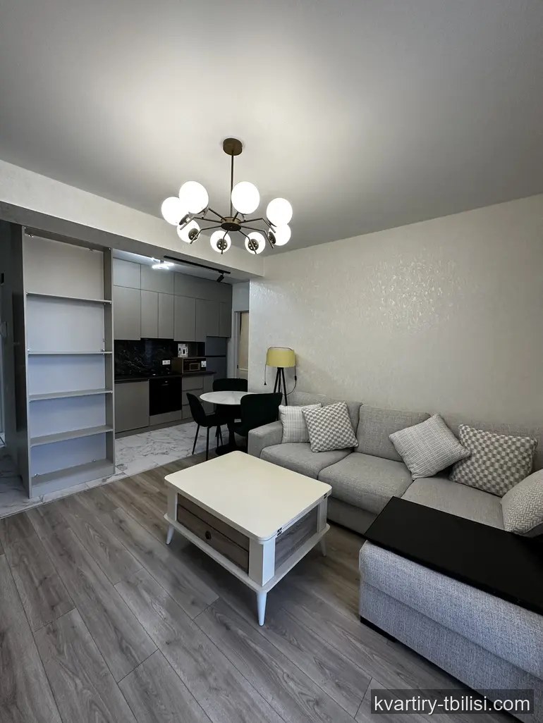 Трёхкомнатная квартира в Диди Дигоми — 800 USD/мес | Tbilisi Homes
