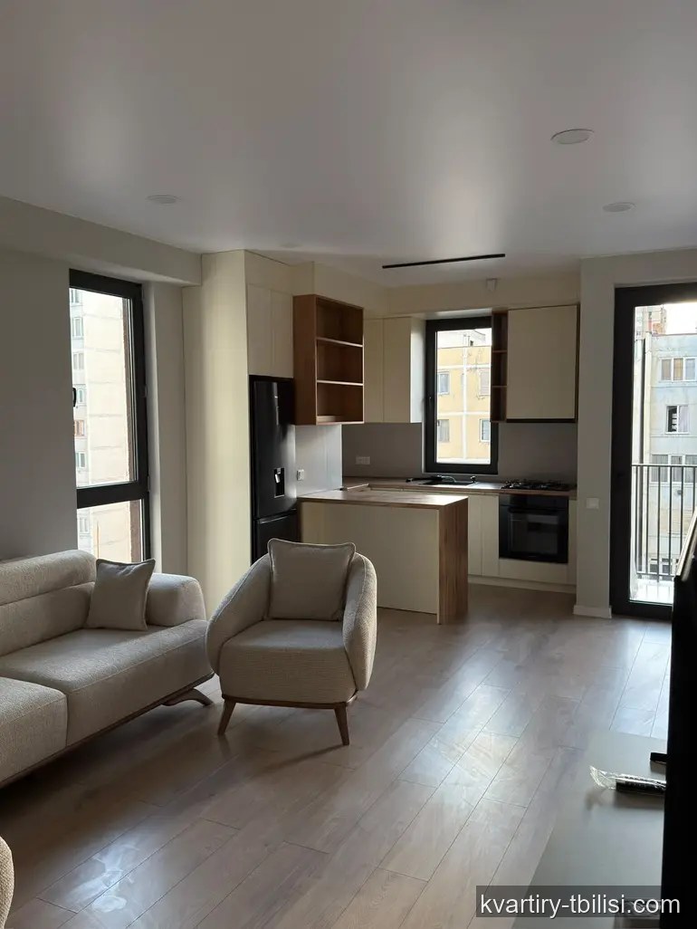 Трёхкомнатная квартира в Диди Дигоми — 1 000 USD/мес | Tbilisi Homes