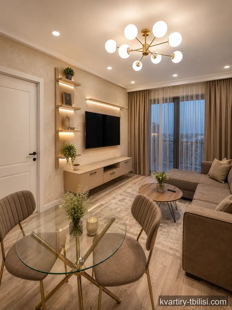 3-bedroom Apartment for rent in Didi Digomi, Tbilisi, 64 sqm, floor 5/13 — 850 USD/month | Tbilisi Homes