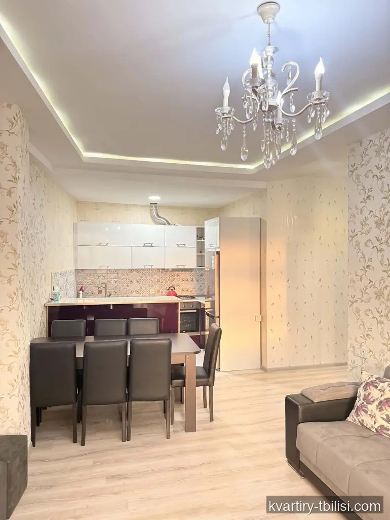 Трёхкомнатная квартира в Диди Дигоми — 700 USD/мес | Tbilisi Homes