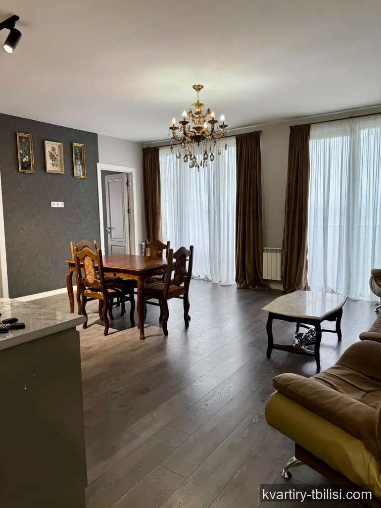 3-bedroom Apartment for rent in Didi Digomi, Tbilisi, 95 sqm, floor 4/12 — 1 000 USD/month | Tbilisi Homes